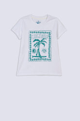 Culture Plam Girl's Print T-Shirt